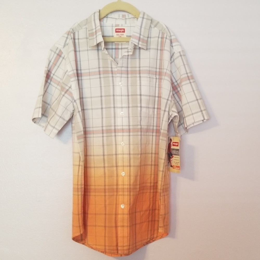 Wrangler Boys Button Down Short Sleeved Shirt